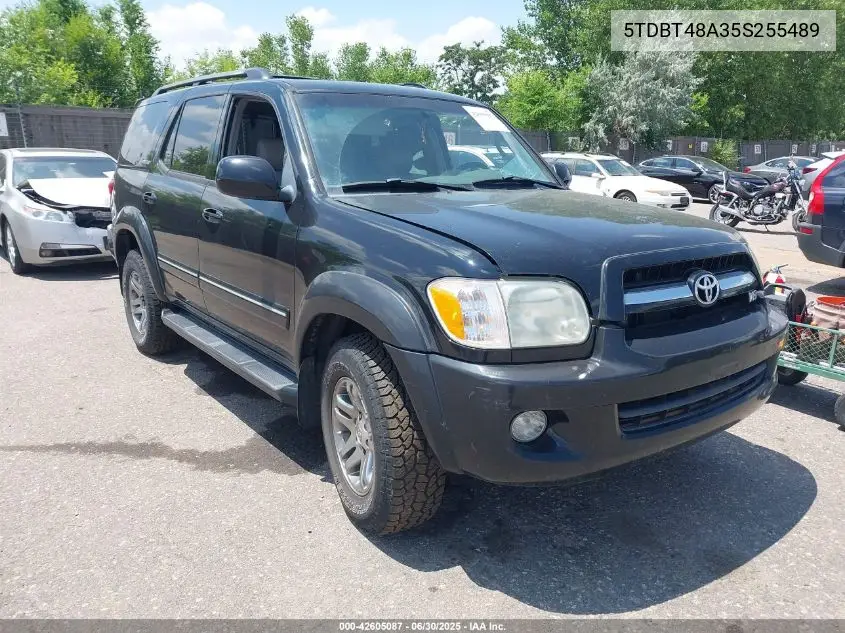 2005 Toyota Sequoia Limited V8 VIN: 5TDBT48A35S255489 Lot: 42605087