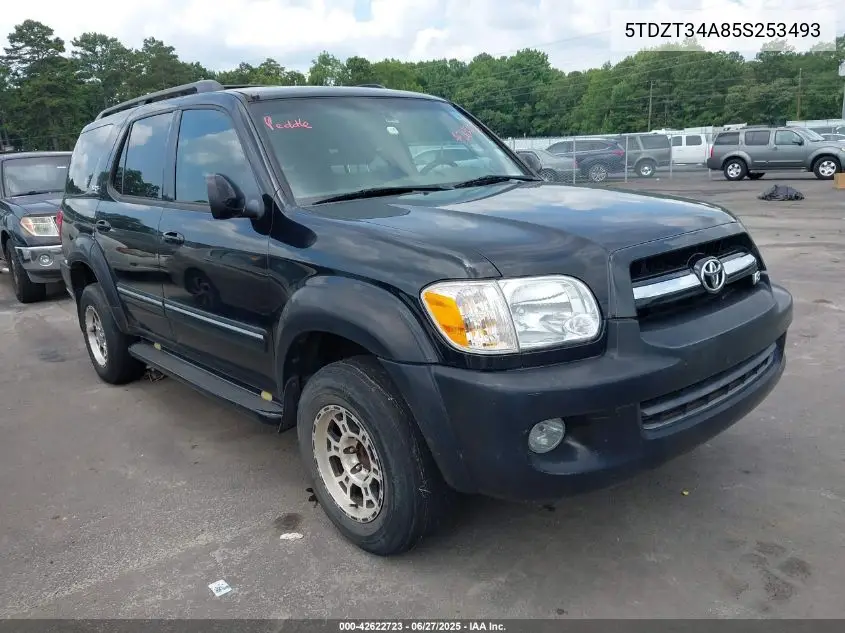 2005 Toyota Sequoia Sr5 V8 VIN: 5TDZT34A85S253493 Lot: 42622723
