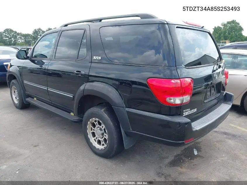 2005 Toyota Sequoia Sr5 V8 VIN: 5TDZT34A85S253493 Lot: 42622723