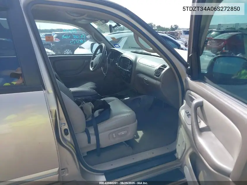 2006 Toyota Sequoia Sr5 V8 VIN: 5TDZT34A06S272850 Lot: 42568281