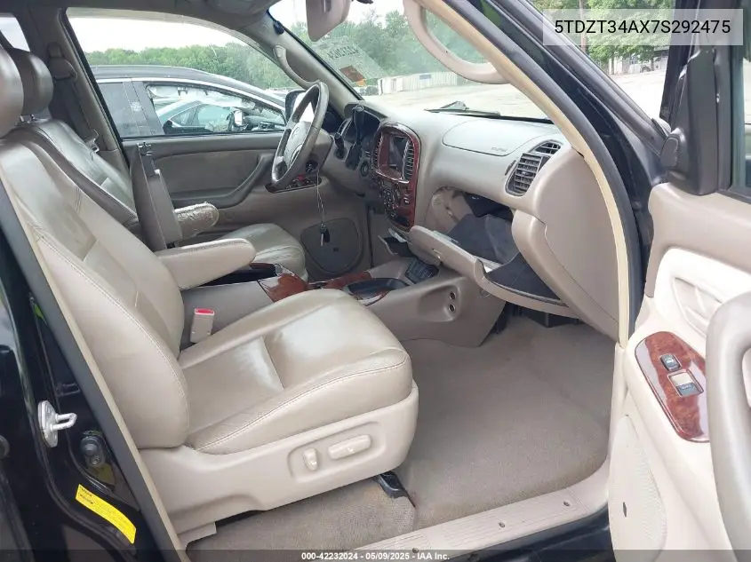 2007 Toyota Sequoia Sr5 V8 VIN: 5TDZT34AX7S292475 Lot: 42232024