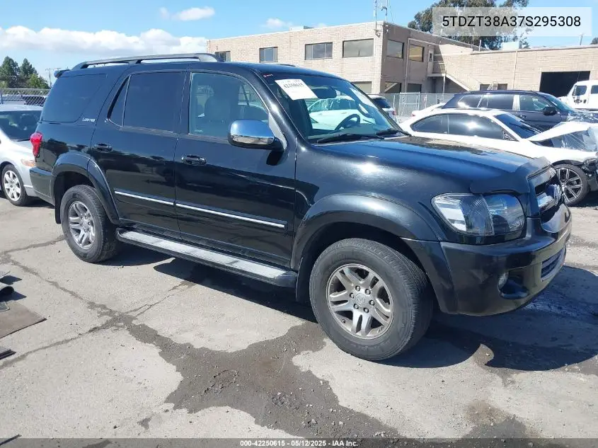 2007 Toyota Sequoia Limited V8 VIN: 5TDZT38A37S295308 Lot: 42250615