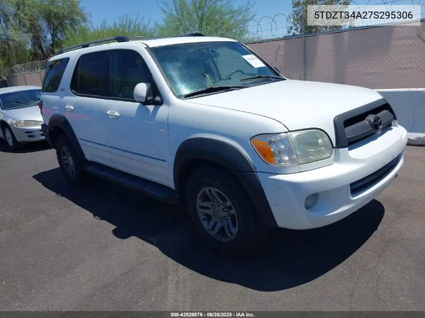 2007 Toyota Sequoia Sr5 V8 VIN: 5TDZT34A27S295306 Lot: 42526876