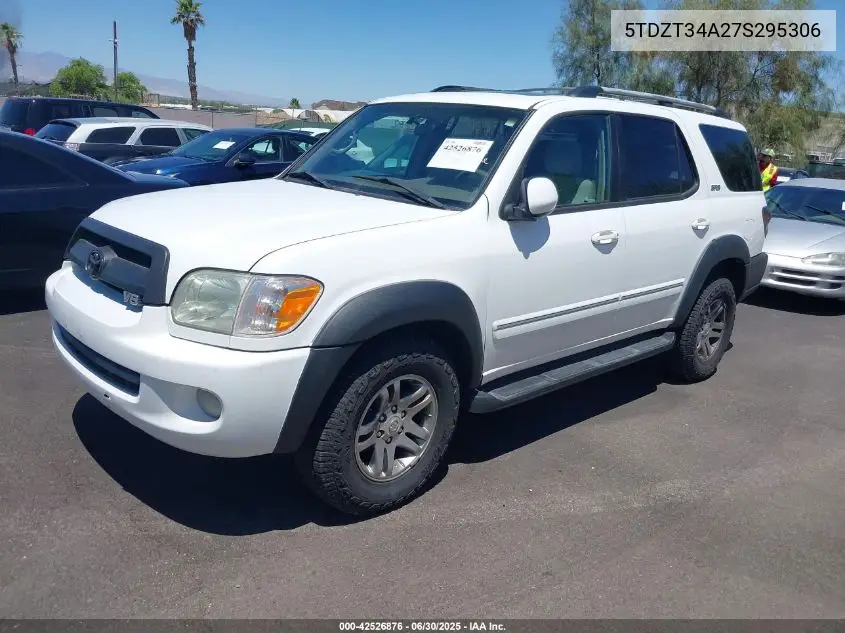 2007 Toyota Sequoia Sr5 V8 VIN: 5TDZT34A27S295306 Lot: 42526876