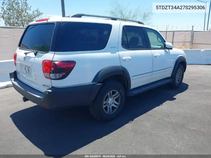 2007 Toyota Sequoia Sr5 V8 VIN: 5TDZT34A27S295306 Lot: 42526876