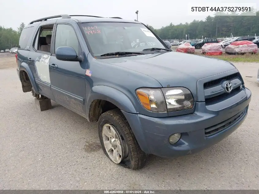 2007 Toyota Sequoia Sr5 V8 VIN: 5TDBT44A37S279591 Lot: 42624958