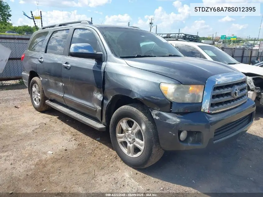 2008 Toyota Sequoia Limited 5.7L V8 VIN: 5TDZY68A78S012395 Lot: 42222045