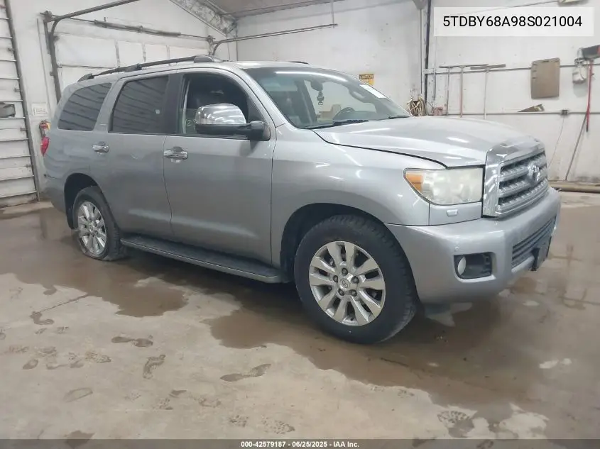 2008 Toyota Sequoia Limited VIN: 5TDBY68A98S021004 Lot: 42579187