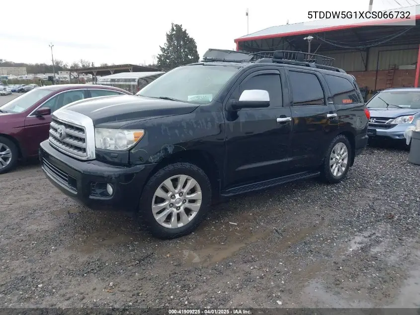 2012 Toyota Sequoia Platinum 5.7L V8 VIN: 5TDDW5G1XCS066732 Lot: 41909225