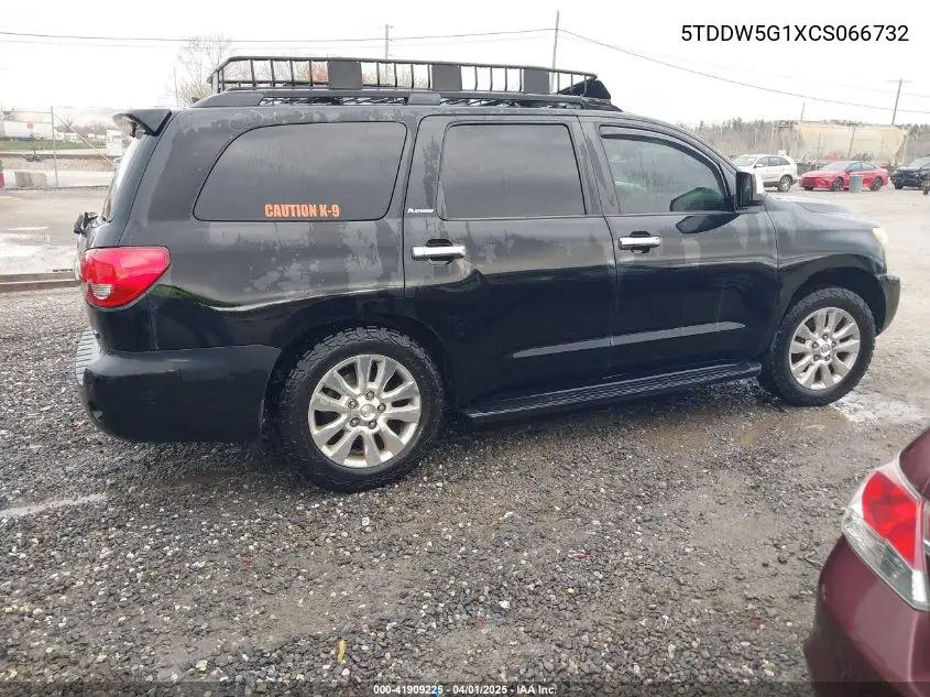 2012 Toyota Sequoia Platinum 5.7L V8 VIN: 5TDDW5G1XCS066732 Lot: 41909225