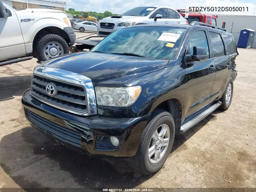 2013 Toyota Sequoia Sr5 5.7L V8 VIN: 5TDZY5G12DS050011 Lot: 42237132