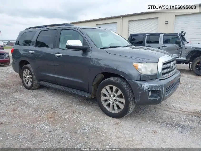 2014 Toyota Sequoia Limited 5.7L V8 VIN: 5TDJW5G1XES095668 Lot: 42210993