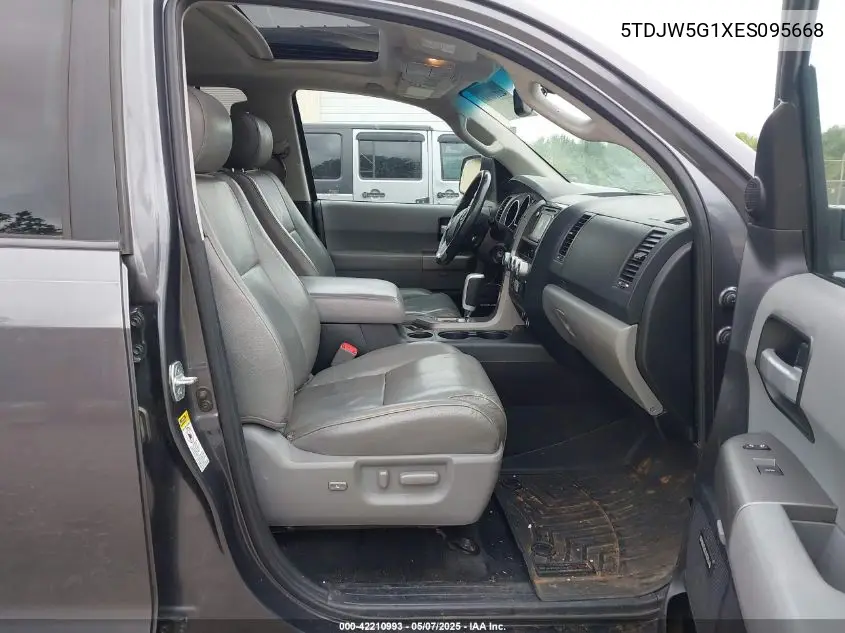 2014 Toyota Sequoia Limited 5.7L V8 VIN: 5TDJW5G1XES095668 Lot: 42210993