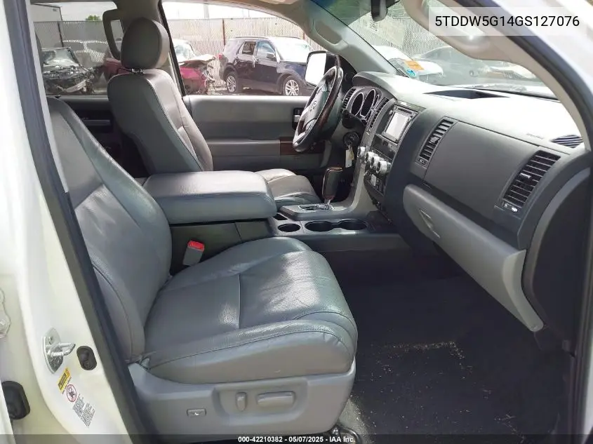 2016 Toyota Sequoia Platinum 5.7L V8 VIN: 5TDDW5G14GS127076 Lot: 42210382