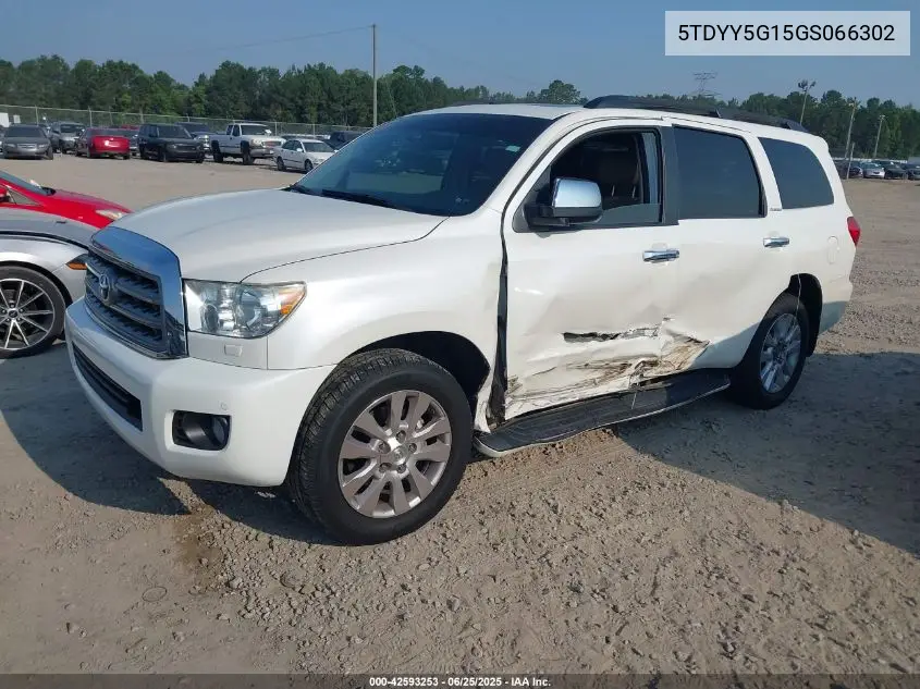 2016 Toyota Sequoia Platinum 5.7L V8 VIN: 5TDYY5G15GS066302 Lot: 42593253
