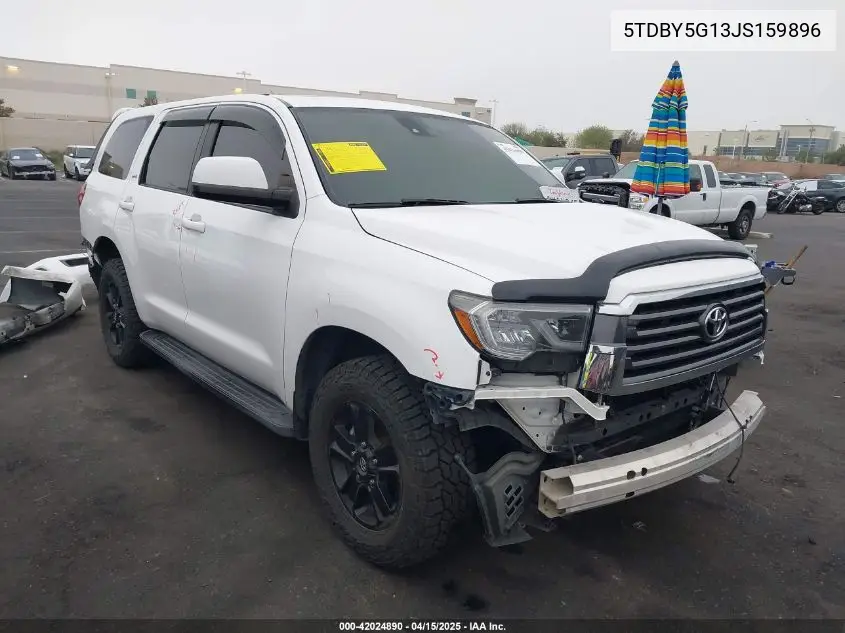 2018 Toyota Sequoia Sr5 VIN: 5TDBY5G13JS159896 Lot: 42024890