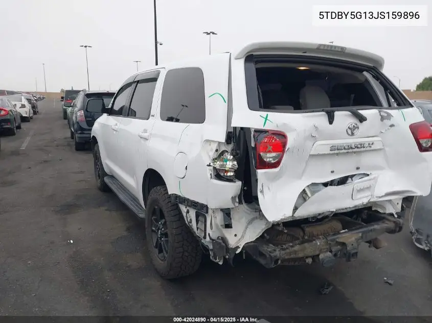 2018 Toyota Sequoia Sr5 VIN: 5TDBY5G13JS159896 Lot: 42024890