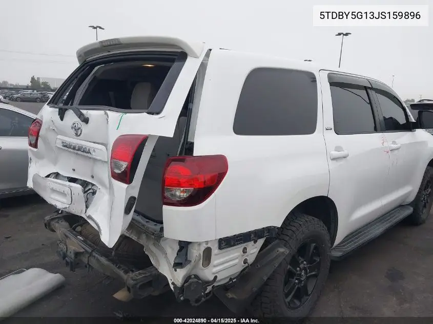 2018 Toyota Sequoia Sr5 VIN: 5TDBY5G13JS159896 Lot: 42024890