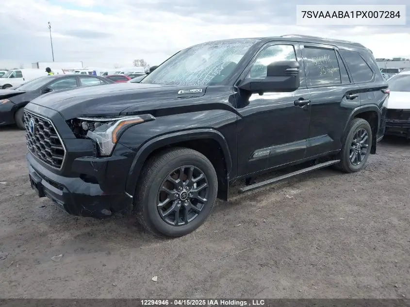 2023 Toyota Sequoia Sr5/Ltd/Platinum/Capstone/Trd Pro VIN: 7SVAAABA1PX007284 Lot: 12294946