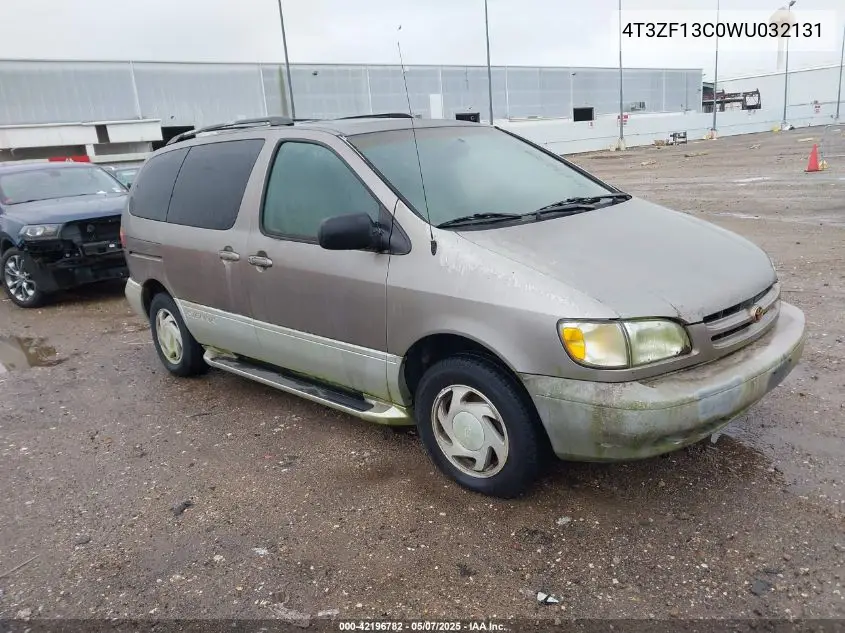 1998 Toyota Sienna Xle VIN: 4T3ZF13C0WU032131 Lot: 42196782