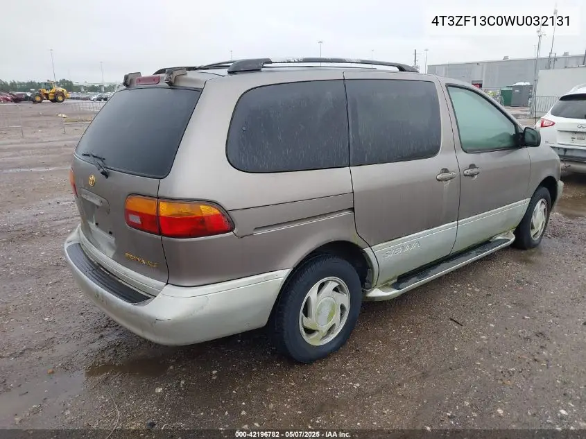 1998 Toyota Sienna Xle VIN: 4T3ZF13C0WU032131 Lot: 42196782