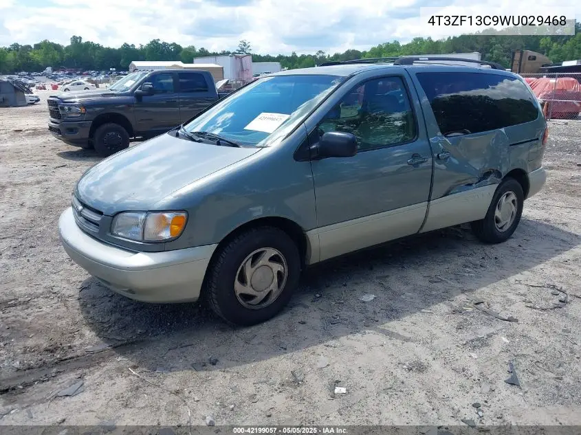 1998 Toyota Sienna Xle VIN: 4T3ZF13C9WU029468 Lot: 42199057