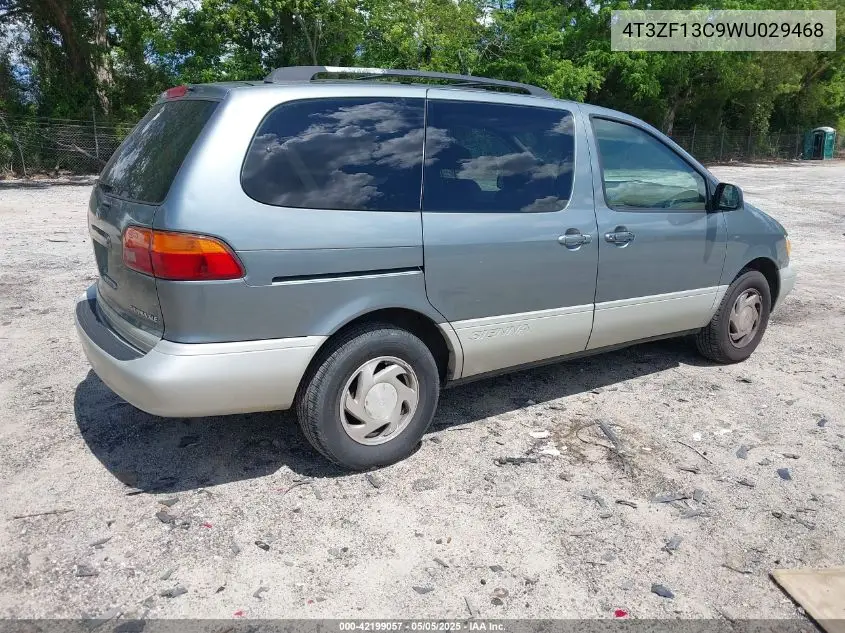 1998 Toyota Sienna Xle VIN: 4T3ZF13C9WU029468 Lot: 42199057