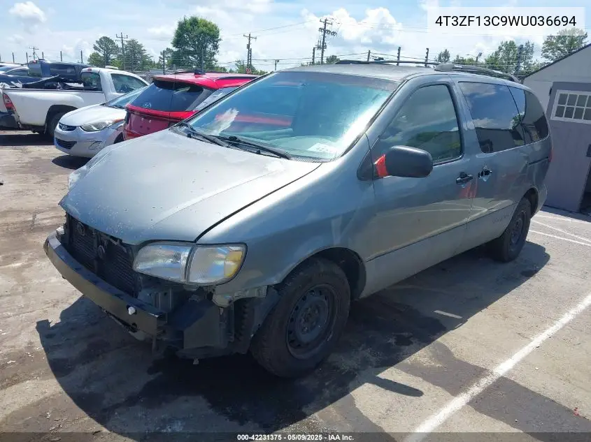 1998 Toyota Sienna Le VIN: 4T3ZF13C9WU036694 Lot: 42231375