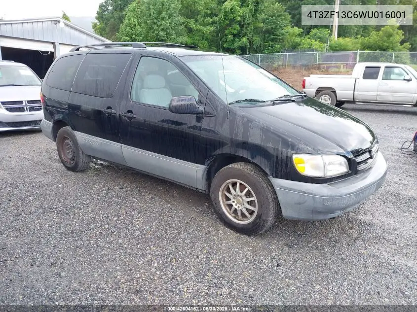 1998 Toyota Sienna Le VIN: 4T3ZF13C6WU016001 Lot: 42604162