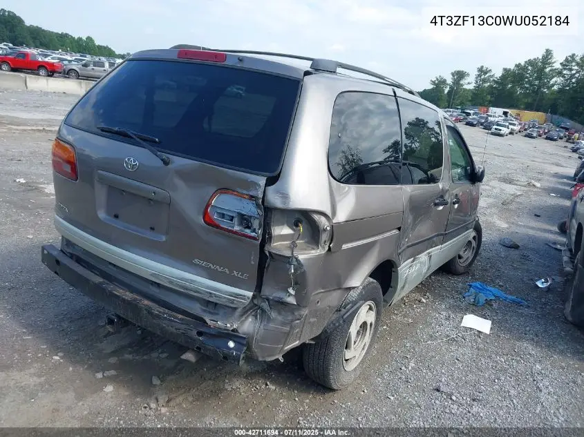 1998 Toyota Sienna Xle VIN: 4T3ZF13C0WU052184 Lot: 42711694