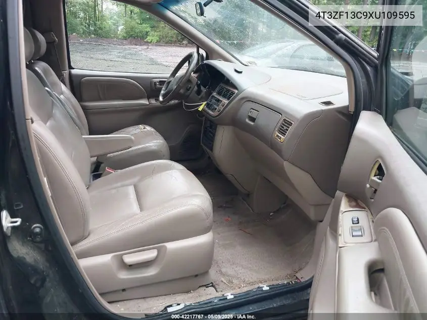 1999 Toyota Sienna Xle VIN: 4T3ZF13C9XU109595 Lot: 42217767