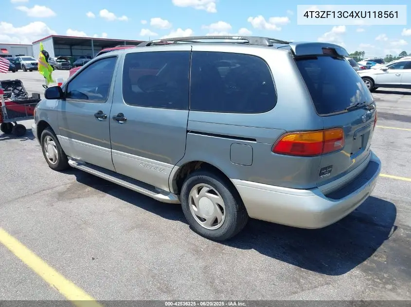 1999 Toyota Sienna Xle VIN: 4T3ZF13C4XU118561 Lot: 42536325