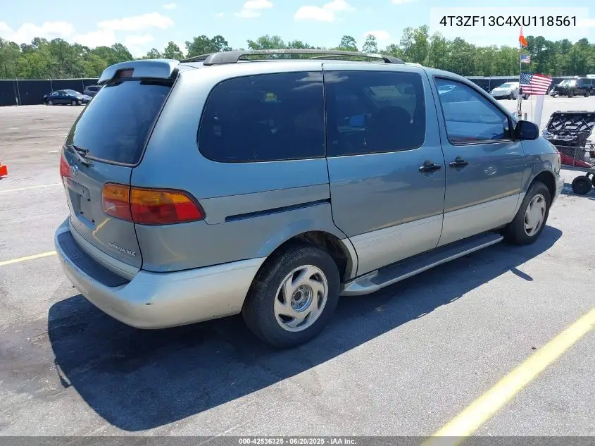 1999 Toyota Sienna Xle VIN: 4T3ZF13C4XU118561 Lot: 42536325
