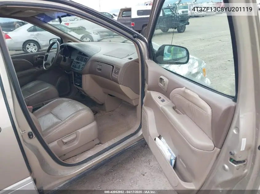 2000 Toyota Sienna Xle VIN: 4T3ZF13C8YU201119 Lot: 42052952
