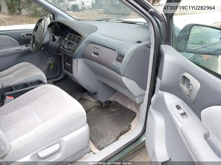 2000 Toyota Sienna Ce VIN: 4T3GF19C1YU282964 Lot: 42735424