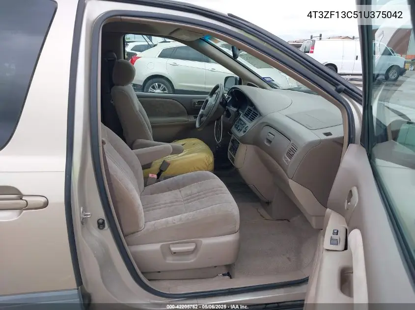 2001 Toyota Sienna Le VIN: 4T3ZF13C51U375042 Lot: 42205762