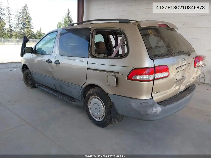 2001 Toyota Sienna Le VIN: 4T3ZF13C21U346873 Lot: 42234127