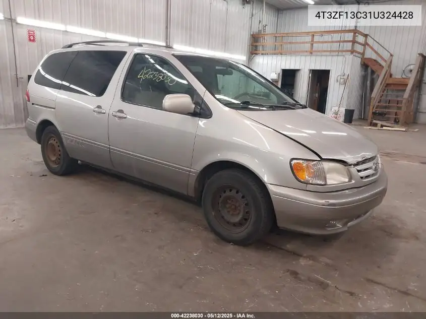 2001 Toyota Sienna Xle VIN: 4T3ZF13C31U324428 Lot: 42238030