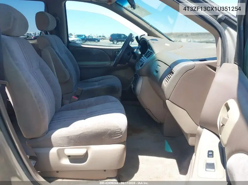 2001 Toyota Sienna Xle VIN: 4T3ZF13CX1U351254 Lot: 42496344