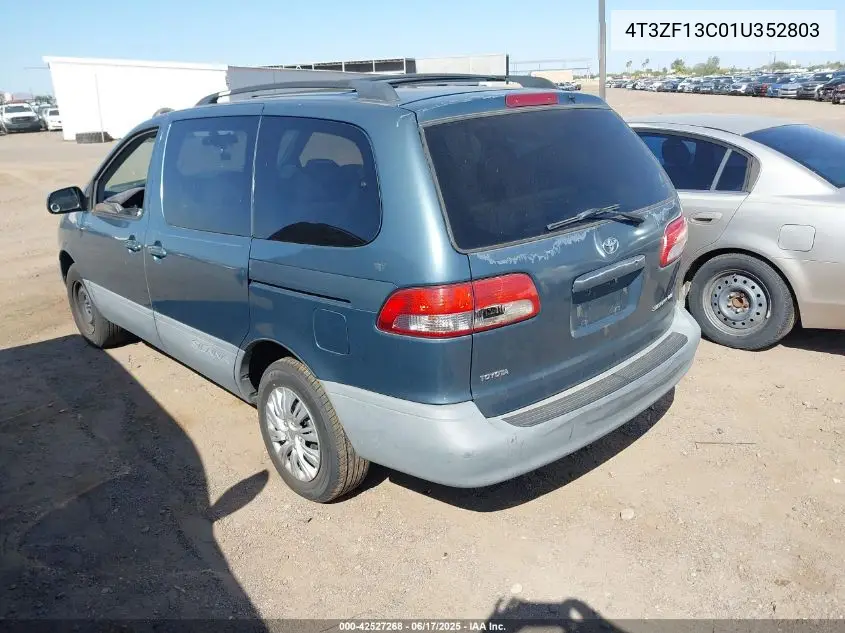 2001 Toyota Sienna Le VIN: 4T3ZF13C01U352803 Lot: 42527268