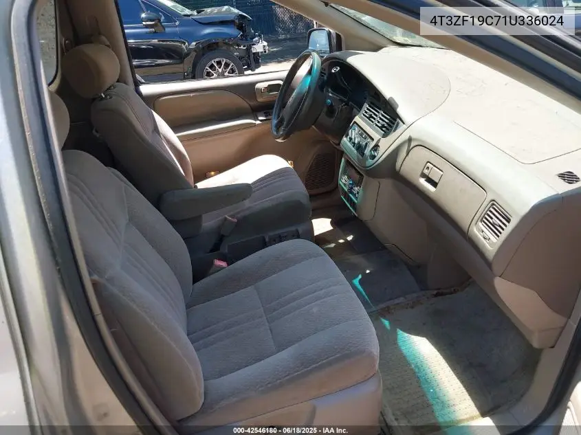 2001 Toyota Sienna Ce VIN: 4T3ZF19C71U336024 Lot: 42546180