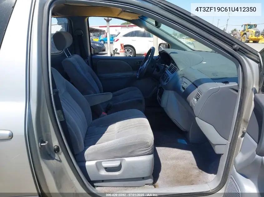 2001 Toyota Sienna Ce VIN: 4T3ZF19C61U412350 Lot: 42618392