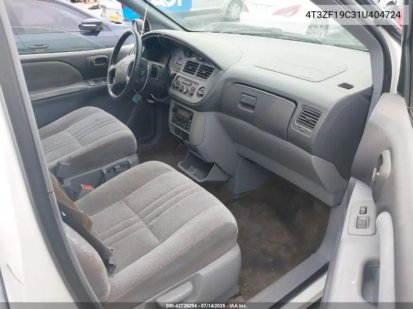 2001 Toyota Sienna Ce VIN: 4T3ZF19C31U404724 Lot: 42726294