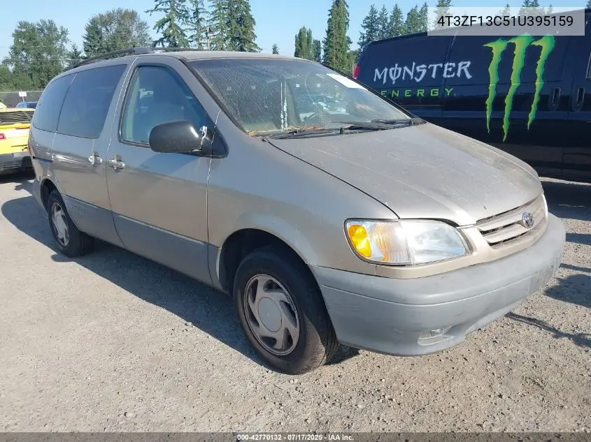 2001 Toyota Sienna Le VIN: 4T3ZF13C51U395159 Lot: 42770132