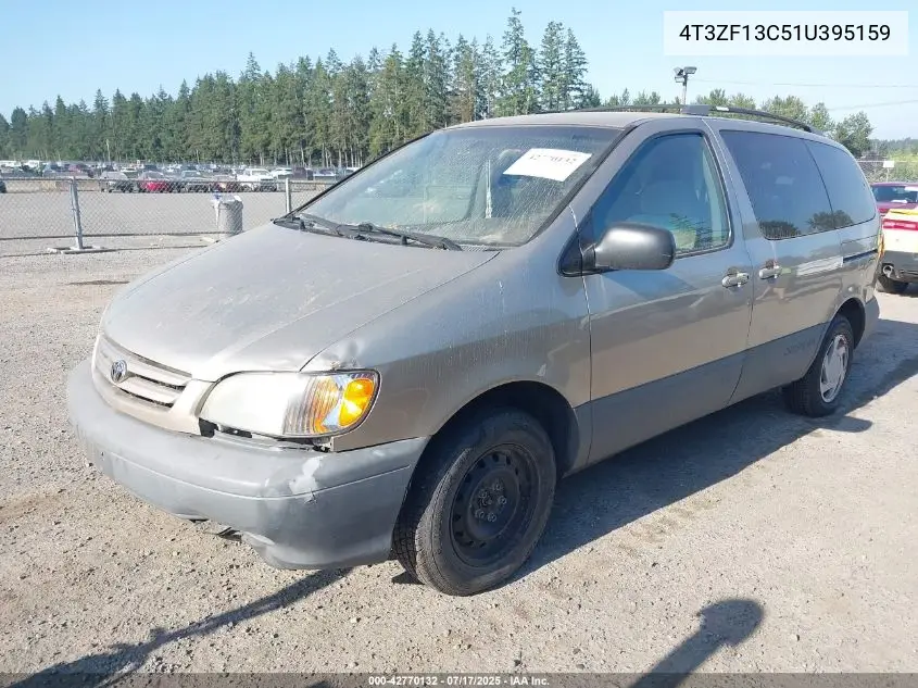 2001 Toyota Sienna Le VIN: 4T3ZF13C51U395159 Lot: 42770132