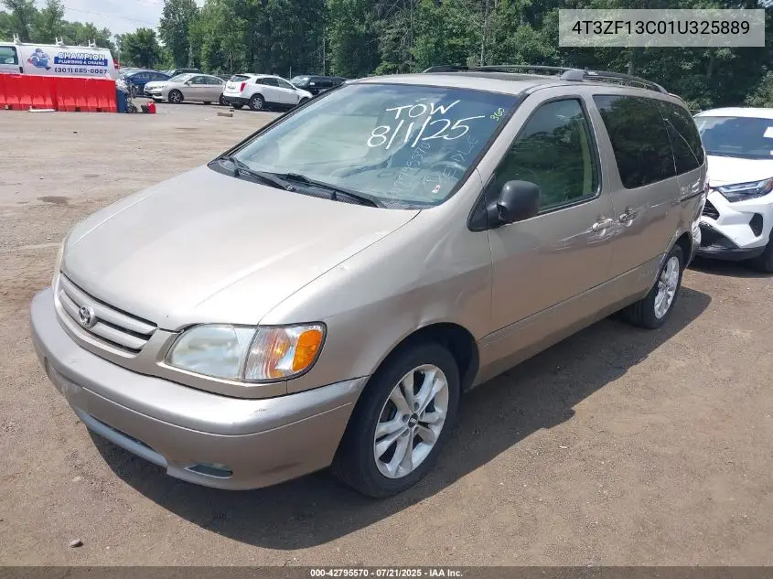 2001 Toyota Sienna Xle VIN: 4T3ZF13C01U325889 Lot: 42795570