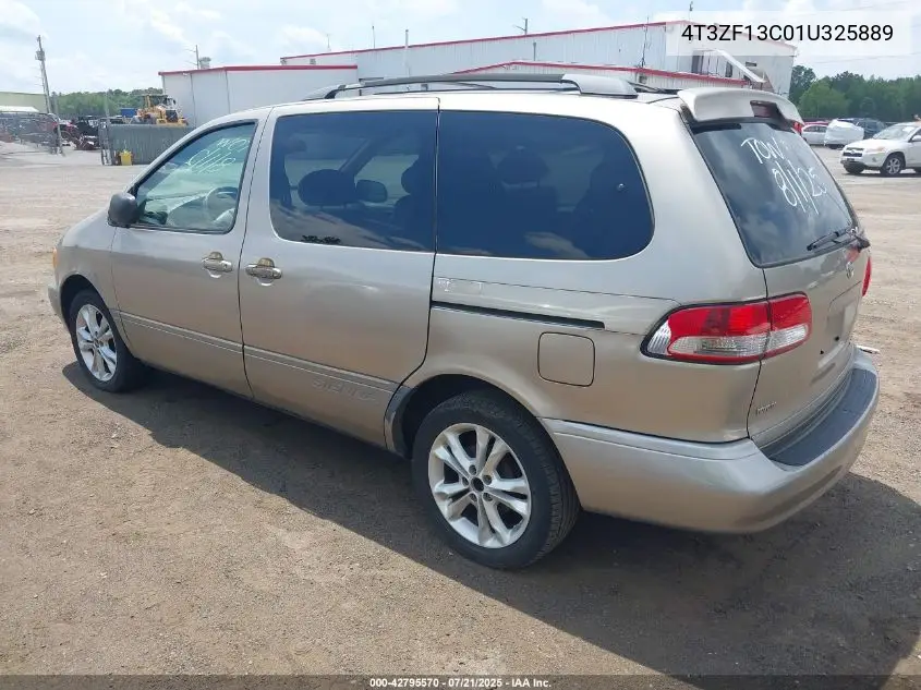 2001 Toyota Sienna Xle VIN: 4T3ZF13C01U325889 Lot: 42795570