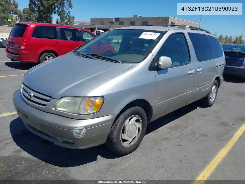 2001 Toyota Sienna Xle VIN: 4T3ZF13C21U390923 Lot: 42826783