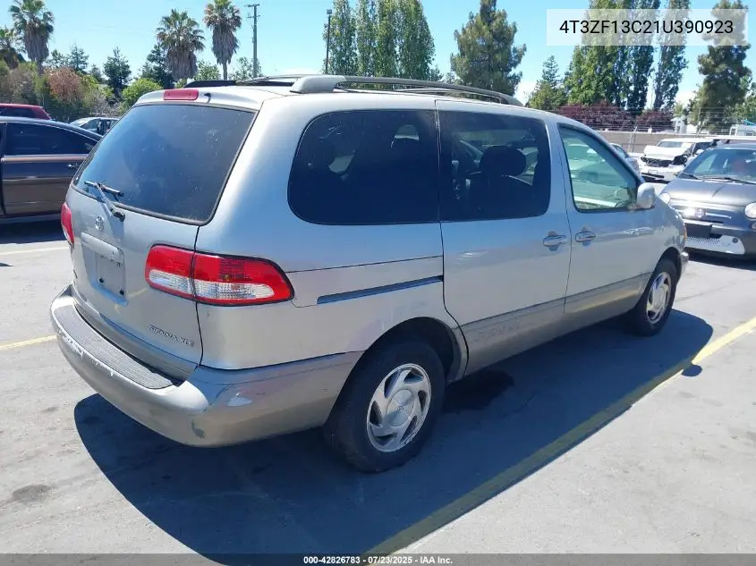 2001 Toyota Sienna Xle VIN: 4T3ZF13C21U390923 Lot: 42826783
