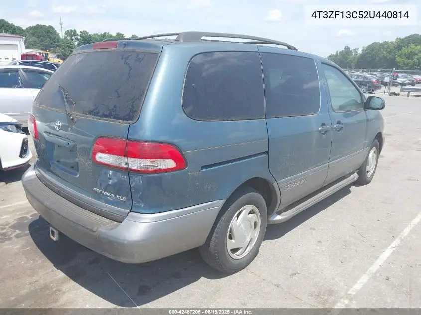 2002 Toyota Sienna Xle VIN: 4T3ZF13C52U440814 Lot: 42487206
